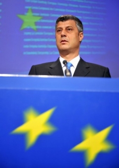Kosovsk&yacute; premi&eacute;r Hashim Tha&ccedil;i.