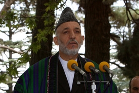 Afghánský prezident Hamíd Karzáí
