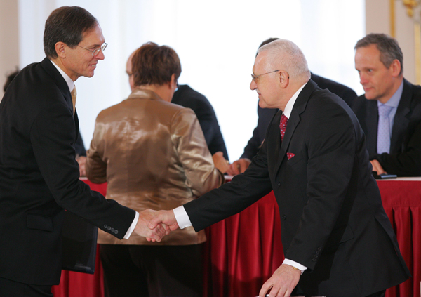 Václav Klaus a Jan Švejnar