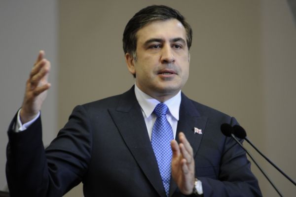 Gruzínský prezident Michail Saakašvil. Gruzínský prezident Michail Saakašvil.