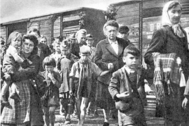 Př&iacute;jez vyhnan&yacute;ch a uprchl&yacute;ch etnick&yacute;ch Němců do Německa (1945).