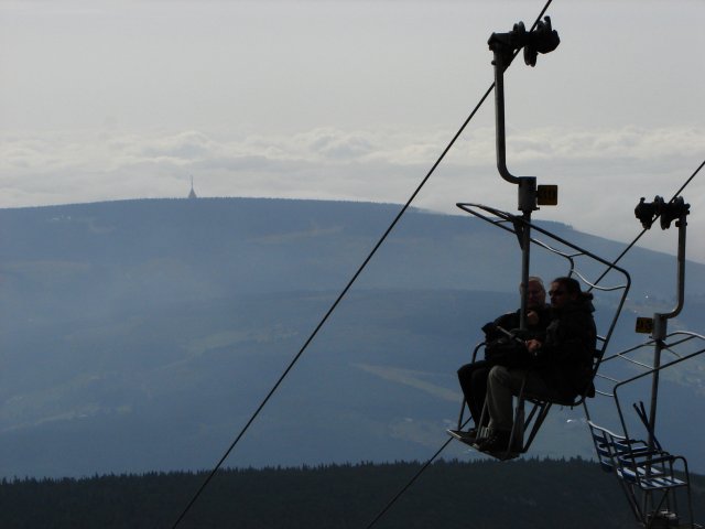 Dosavadní lanovka.