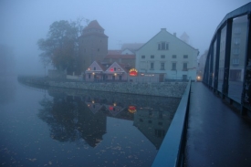 Česk&eacute; Budějovice, oded&aacute;vna vodn&iacute; město.