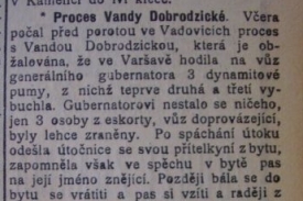 Proces s teroristkou z Varšavy.