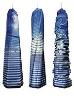 Rotující mrakodrap v Dubaji by se měl otočit během 90 minut o 360 stupňů. Rotující mrakodrap v Dubaji by se měl otočit během 90 minut o 360 stupňů.