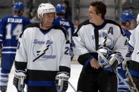Hvězdy Tampy Bay - Václav Prospal a Vincent Lecavalier. Hvězdy Tampy Bay - Václav Prospal a Vincent Lecavalier.