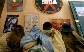 Bolivijsk&eacute; prostitutky z El Alto, drž&iacute;c&iacute; hladovku