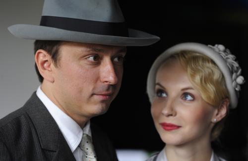 Jana Plodková a Marek Daniel, hlavní hrdinové filmu Protektor. Jana Plodková a Marek Daniel, hlavní hrdinové filmu Protektor.