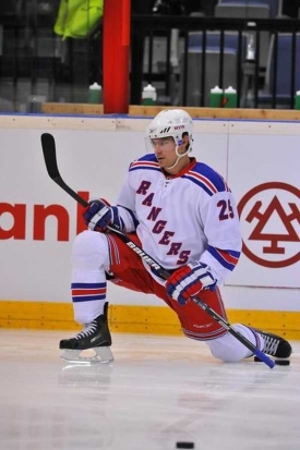 Útočník Petr Průcha v dresu New York Rangers.