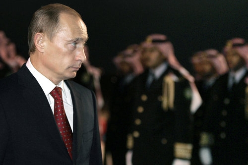 Ruský prezident Vladimír Putin v Rijádu. 