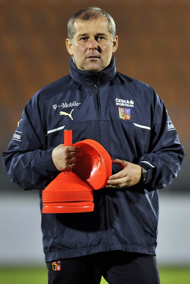 Kouč české reprezentace Petr Rada.