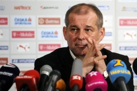 Trenér fotbalové reprezentace Petr Rada.