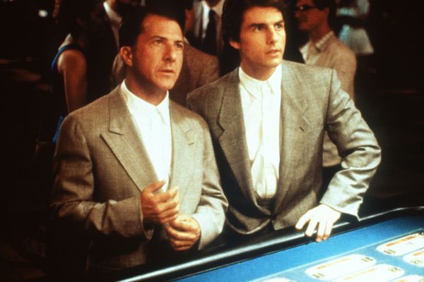 Dustin Hoffman si zahrál autistu ve filmu Rainman. Dustin Hoffman si zahrál autistu ve filmu Rainman.