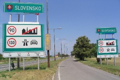 Hraniční přechod Rajka.