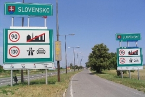 Hraniční přechod Rajka.