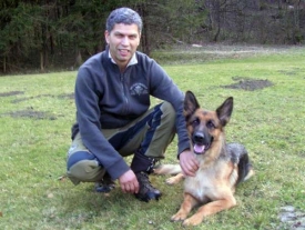 Unesený Ebner doma v Rakousku (nedatováno).
