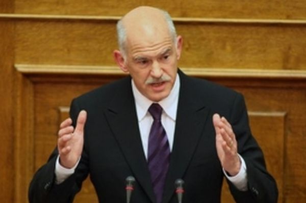 Řecký premiér Jorgos Papandreu.