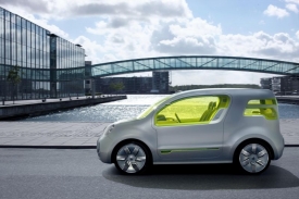 Koncept Z. E. od Renaultu je založen na karoserii Kangoo Be Bop.