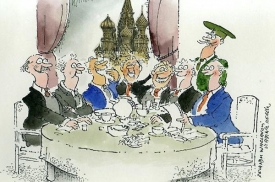 Karikatura Vladimíra Renčína.
