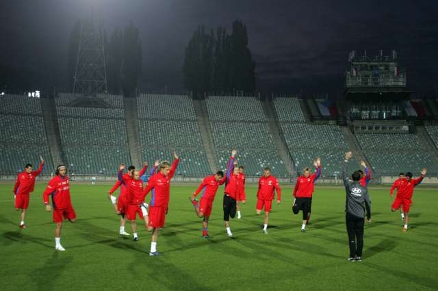 Chorzovský stadion - beton, kam se podíváte. Chorzovský stadion - beton, kam se podíváte.