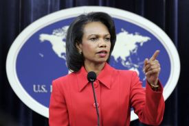 Ministryně zahranič&iacute; USA Condoleezza Riceov&aacute;