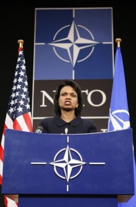 Ministryně zahranič&iacute; USA Condoleezza Riceov&aacute;.