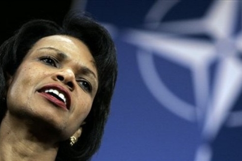Ministryně zahraničí USA Condoleezza Riceová. Ministryně zahraničí USA Condoleezza Riceová.