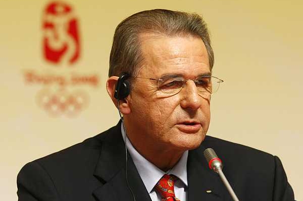 Šéf Mezinárodního olympijského výboru Jacques Rogge.