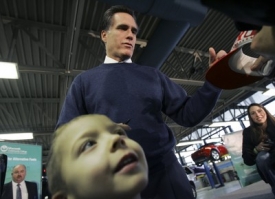 Mitt Romney z republikánského tábora.