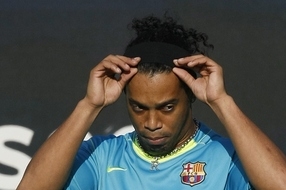 Fotbalista Ronaldinho se zranil.