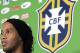 Brazilský fotbalista Ronaldinho.