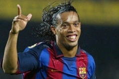 Brazilský fotbalista Ronaldinho.