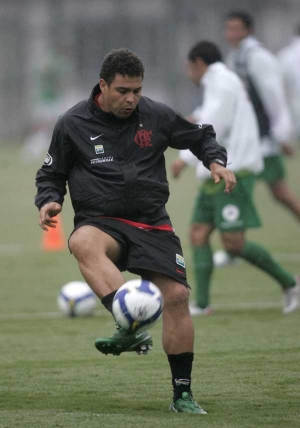 Brazilsk&yacute; fotbalista Ronaldo.