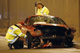 Ferrari portugalské fotbalové hvězdy Cristina Ronalda.
