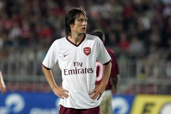 Tomáš Rosický v dresu Arsenalu Londýn. Tomáš Rosický v dresu Arsenalu Londýn.