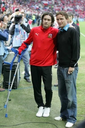 Tomáš Rosický sledoval EURO 2008 jen jako divák.