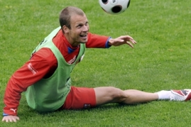 David Rozehnal na soustředění v Korutanech.