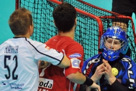 Brank&aacute;ř česk&eacute; florbalov&eacute; reprezentace David Rytych.