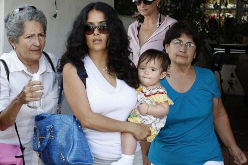 Salma Hayeková se rozešla s otcem své dcery.