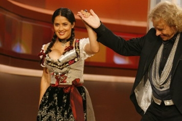 Mexická herečka zavítala do televizní show Thomase Gottschalka. 