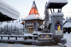 Santův domov v laponsk&eacute;m Rovaniemi.