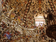 Nad výzdobou kostela Santa Maria Tonantzintla se tají dech.