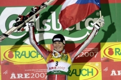 Šárka Záhrobská na stupních vítězů