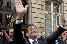 Sarkozy v Épinal, červenec 2007.
