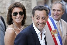 Nicolas Sarkozy s manželskou Cecílií