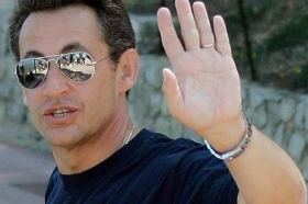Francouzský prezident Nicolas Sarkozy.