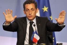 Francouzský prezident Nicolas Sarkozy.