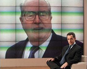 Nicolas Sarkozy a Jean-Marie Le Pen