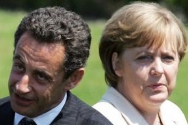 Angela Merkelová a Nicolas Sarkozy.