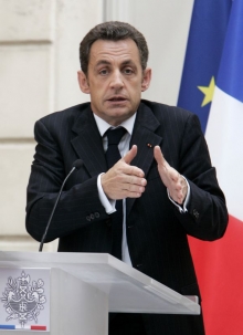 Francouzsk&yacute; prezident Nicolas Sarkozy.